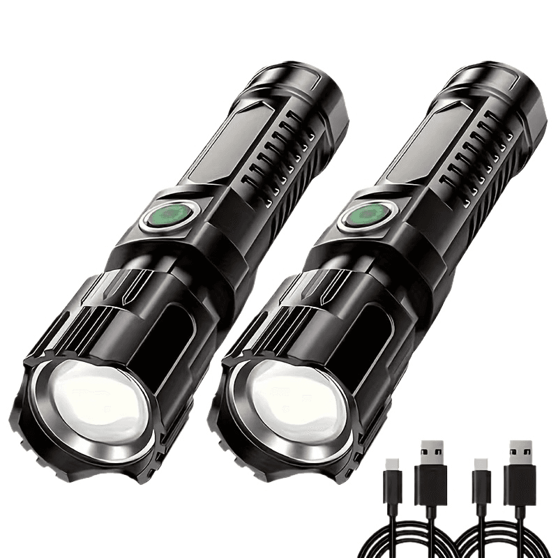 Yorex Emergency Flashlight IP65 Waterproof Dustproof 2000 Lumens 800-900M Adjustable...