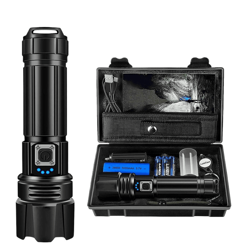 Yorex 100000 High Lumen Super Bright Long Range Powerful LED Torch Light Xhp70 90...