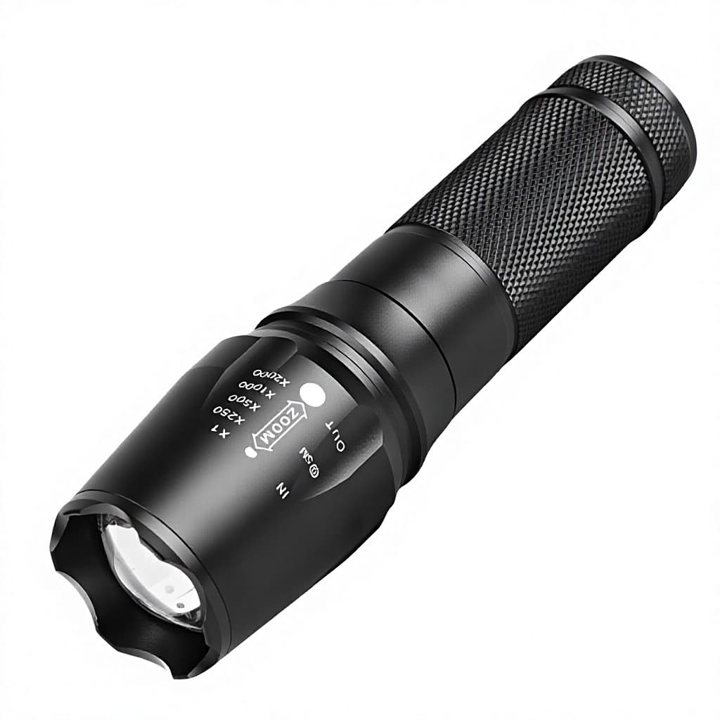 Cross-border Handheld High-intensity T6 Aluminum Alloy Rechargeable Battery Telescopic...