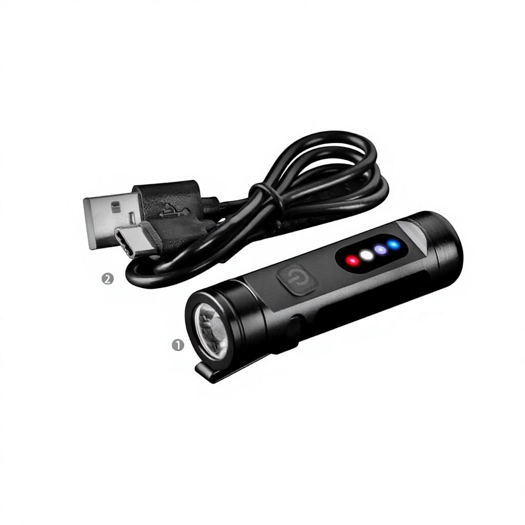 Mini Aluminum Alloy Cap Clip Light Portable Magnetic-mount High-brightness LED...