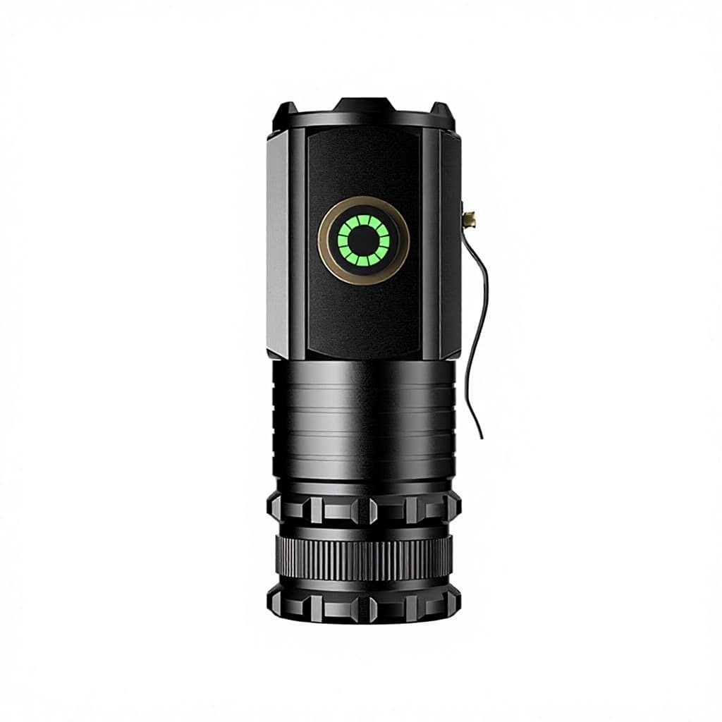 High-power Three-lamp-head LED Outdoor Mini Long-range Clip-on Cap Light Rechargeable...