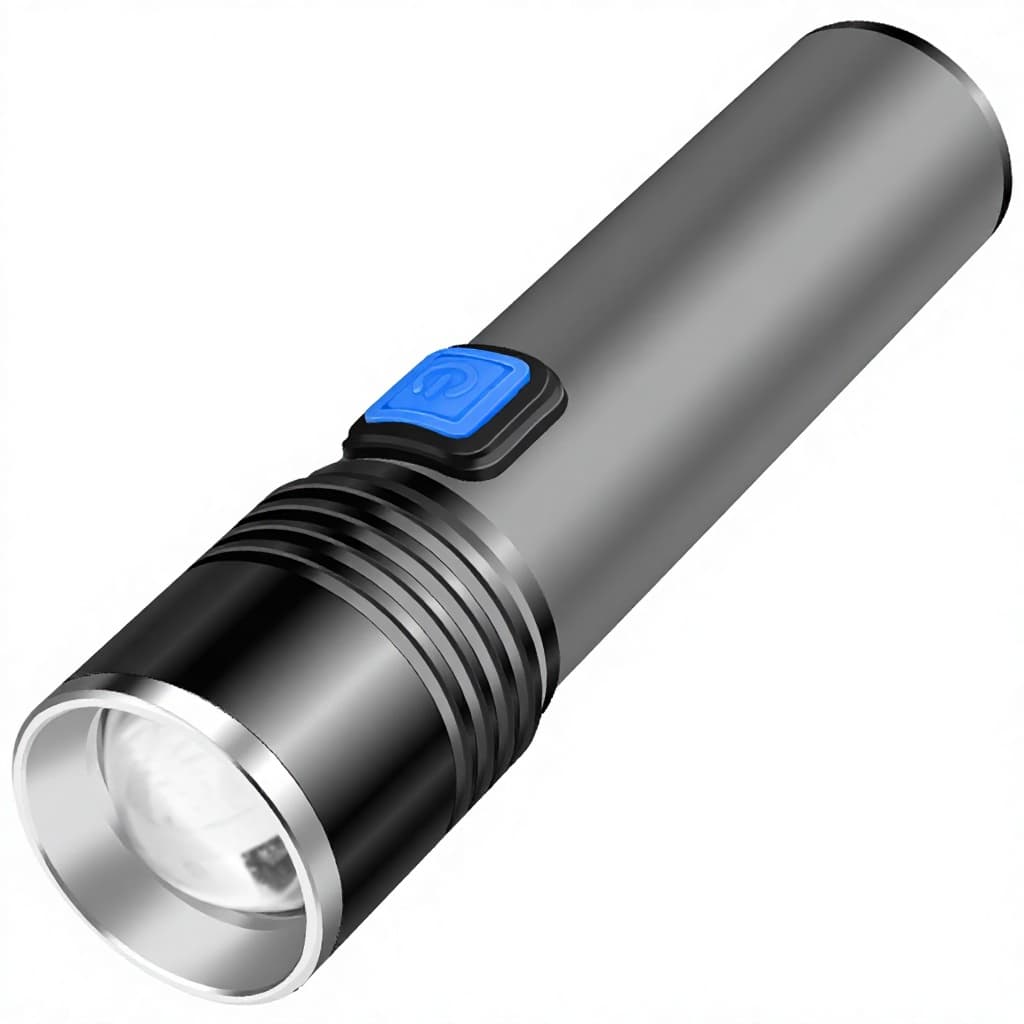 K31 Aluminum Alloy Rechargeable UV Flashlight 365nm/395nm Purple Light Zoom Function...