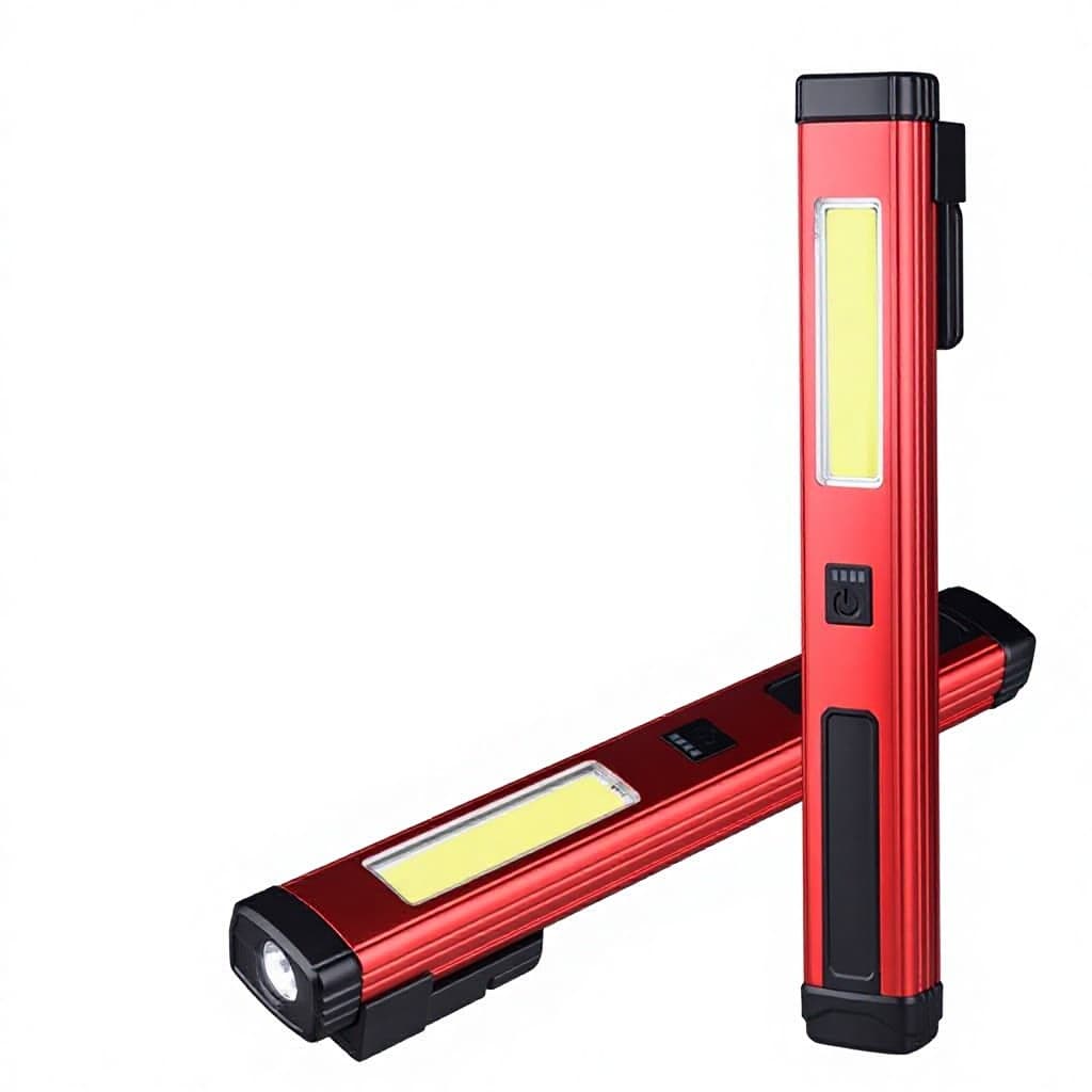 Cross-border New-style Outdoor COB Lighting Hook Magnetic Attachment Portable ABS LED...