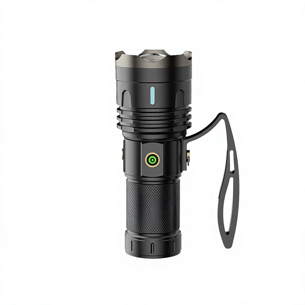 Cross-border New-style Outdoor High-brightness Long-range LED Searchlight Rechargeable...