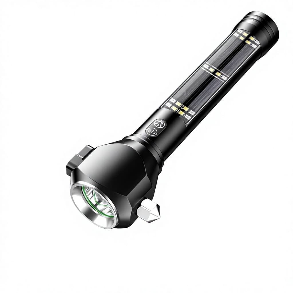 Outdoor Solar-Powered Powerful Laser Light Multi-Function Emergency Rechargeable...