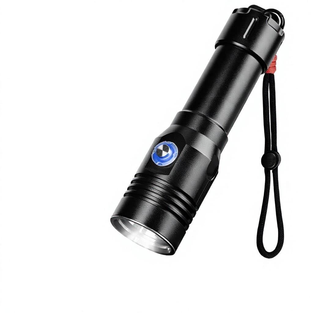 New High-Brightness High-Power LED Dive Flashlight for Camping-Waterproof Aluminum Alloy...