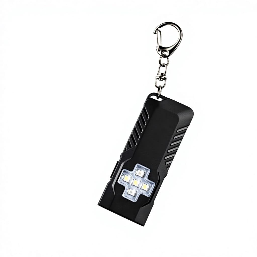 High-brightness IP20 Rated Keychain Light Rechargeable Outdoor Portable Personal Mini...