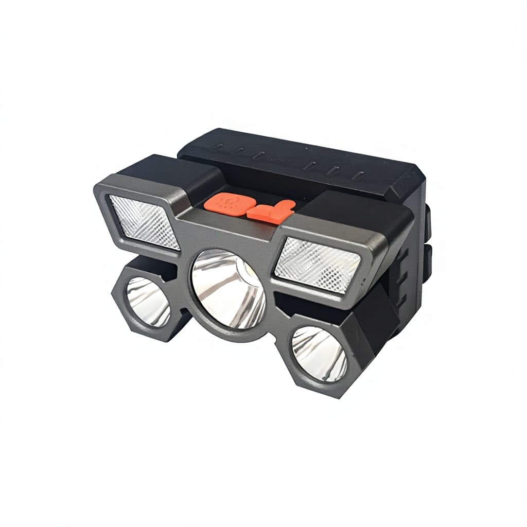 LED High-Intensity Waterproof Headlamp Ultra-Bright Long-Range Illumination (200-500m)...