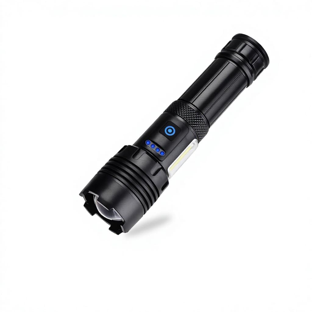Cross-border Plastic Side Light High-Intensity White Laser Flashlight Type-C Output...
