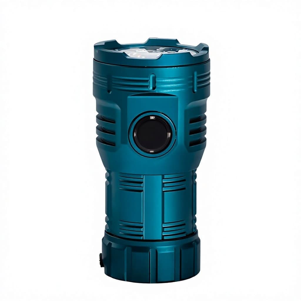 Mini High-Power Ultra-Bright Rechargeable Flashlight Magnetic Attachment Waterproof 500m...