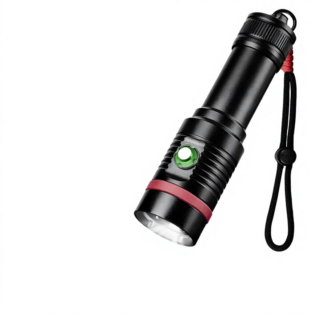 Diving White Laser Flashlight 500m Beam Distance USB Rechargeable Ultra-Bright...