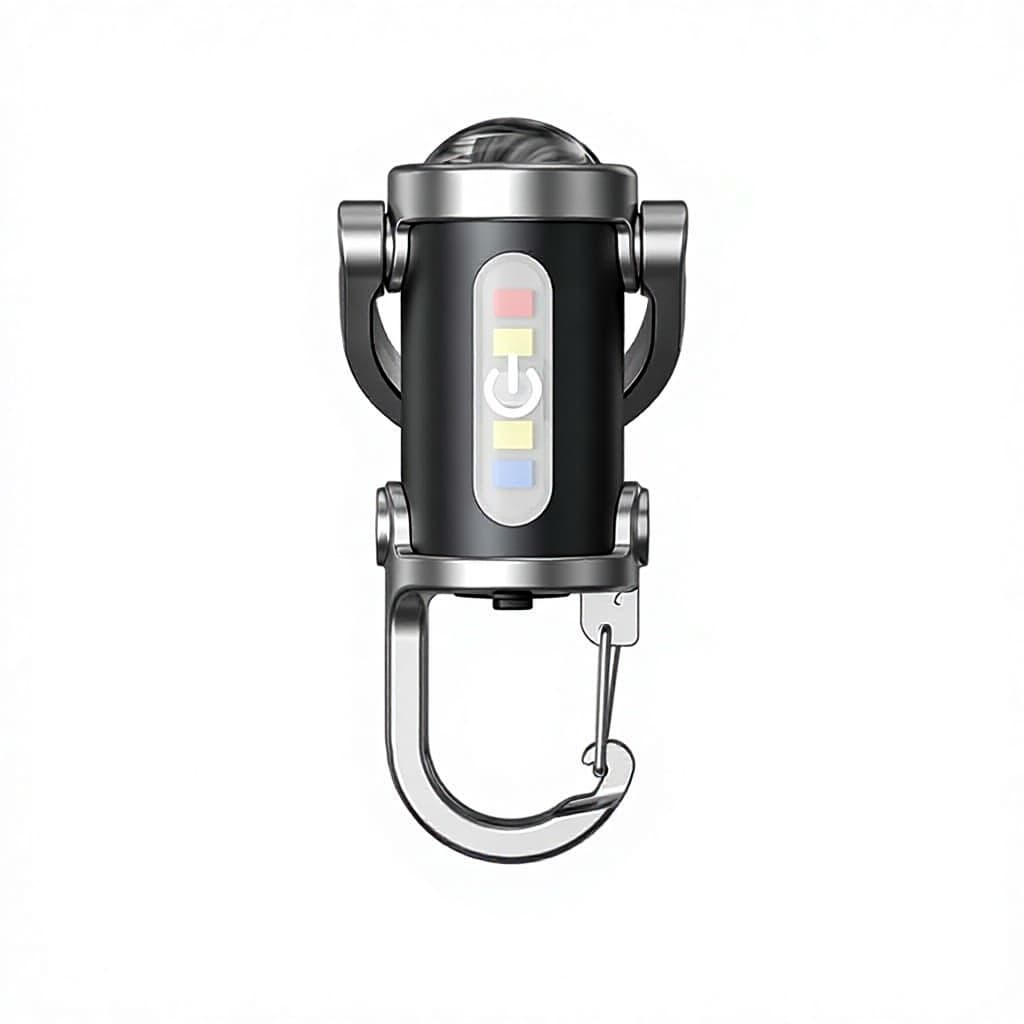 Cross-border Bestseller Waist-mounted Mini Keychain Light Emergency Work Lamp...