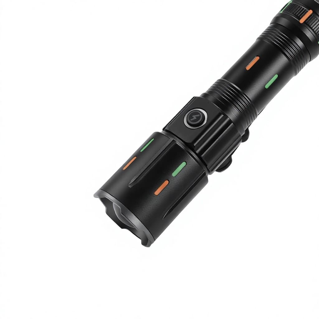 High-power Flashlight Fast Charging Ultra-bright 350+ Lumens Laser 500m+ Beam Distance...