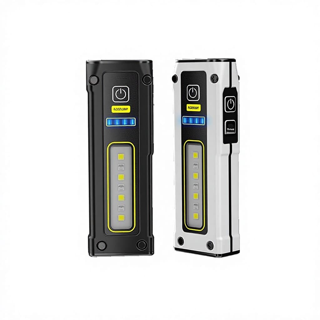 Cross-border New-style Mini Dual-light-source Flashlight Type-C Fast Charging...