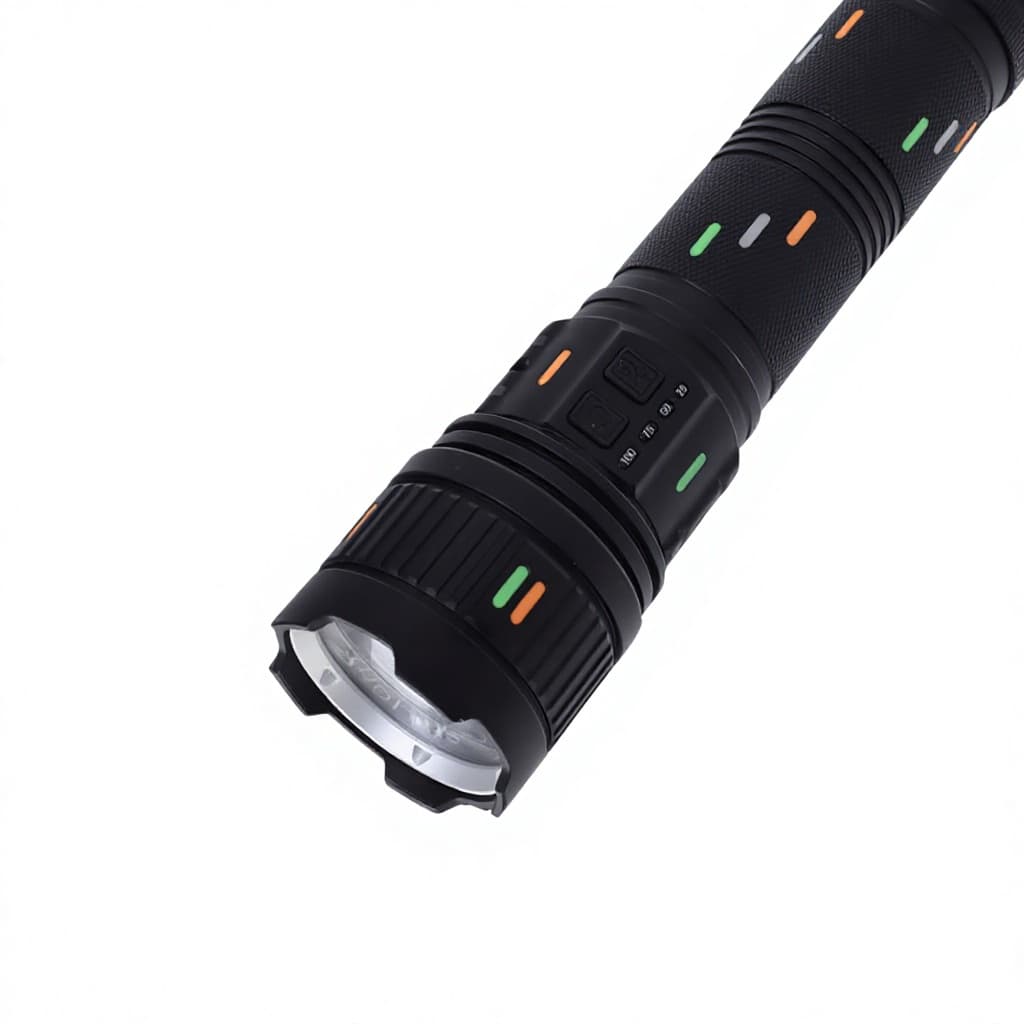 Ultra-bright Long-lasting Rechargeable Aluminum Alloy Multi-function Outdoor Laser-beam...