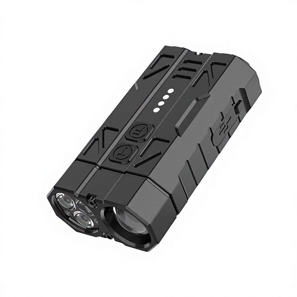 Mini Self-Defense Portable Rechargeable White Laser Dual-Switch Long-Range Aluminum...