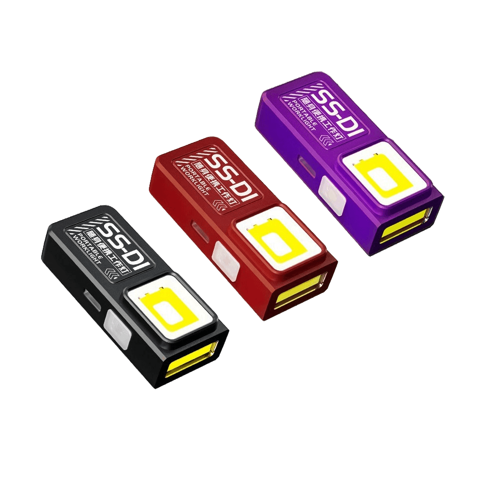 Yorex Mini EDC Torch Light COB Side Light IP68 ABS Rechargeable Outdoor Magnetic...