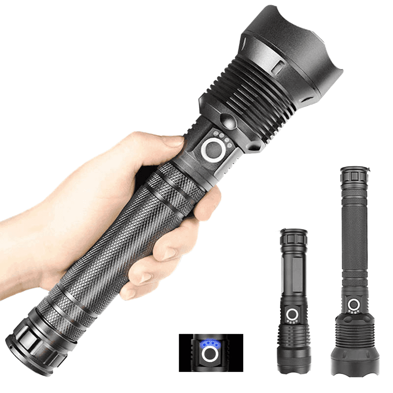 P70 Super Bright 2000 Lumens USB Rechargeable LED Hunting Torch Zoomable Powerful...