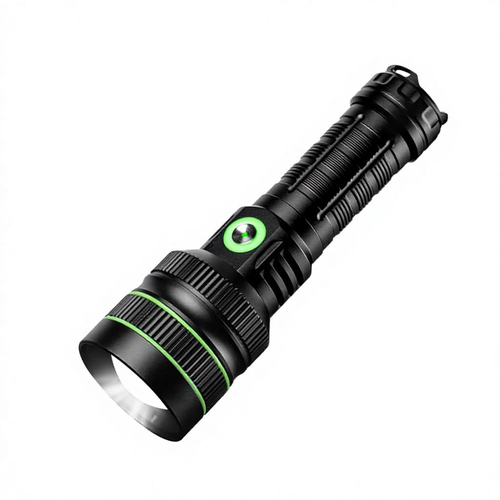 3,000 Lumen Zoomable Rechargeable Tactical Flashlight