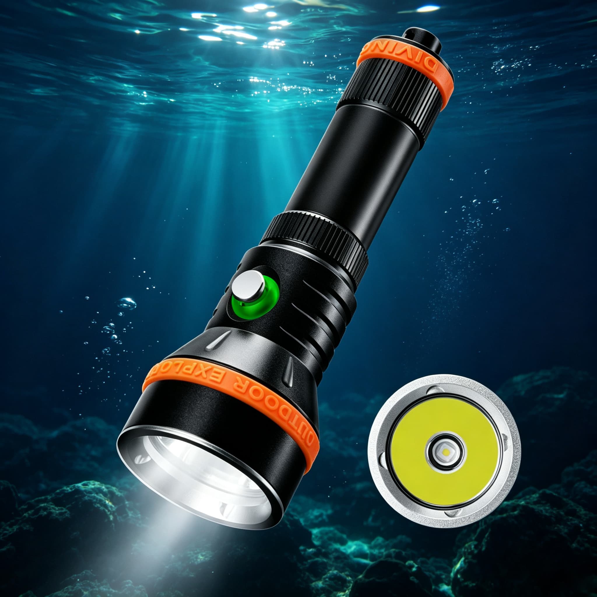 42R 3,000 Lumen Rechargeable LED Flashlight